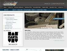 Tablet Screenshot of jaaco.com